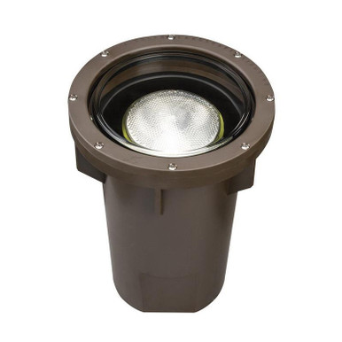 Kichler 15295AZ 1-Light In-Ground Light 150-Watt 120-Volt Architectural Bronze