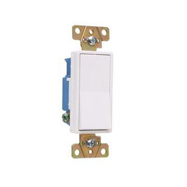 Pass & Seymour 2601-W 120/277-Volt AC 20-Amp 1-Pole Specification/Construction Grade Decorator Switch White