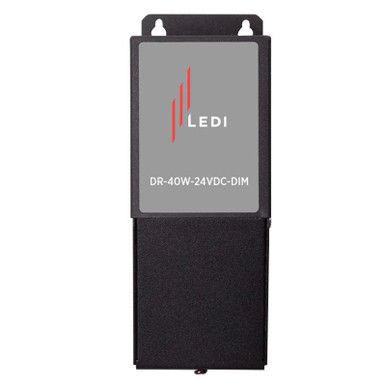 LEDI DR-40W-24VDC-DIM Dimmable Magnetic LED Driver 120-Volt Input 22.3-Volt DC at Full Load 24.5-Volt DC at Open Circuit Output 40-Watt Output