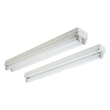 Simkar CH2232-B11-4L-UNV 4-Light CH Series Tandem Fluorescent Strip Light 32-Watt 120 - 277-Volt Baked White Enamel