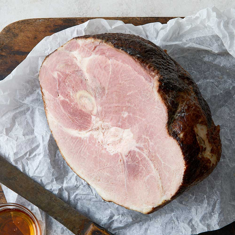 Half BoneIn Ham WLPRDPORKBNHHM000PV1366 Walden Local Meat