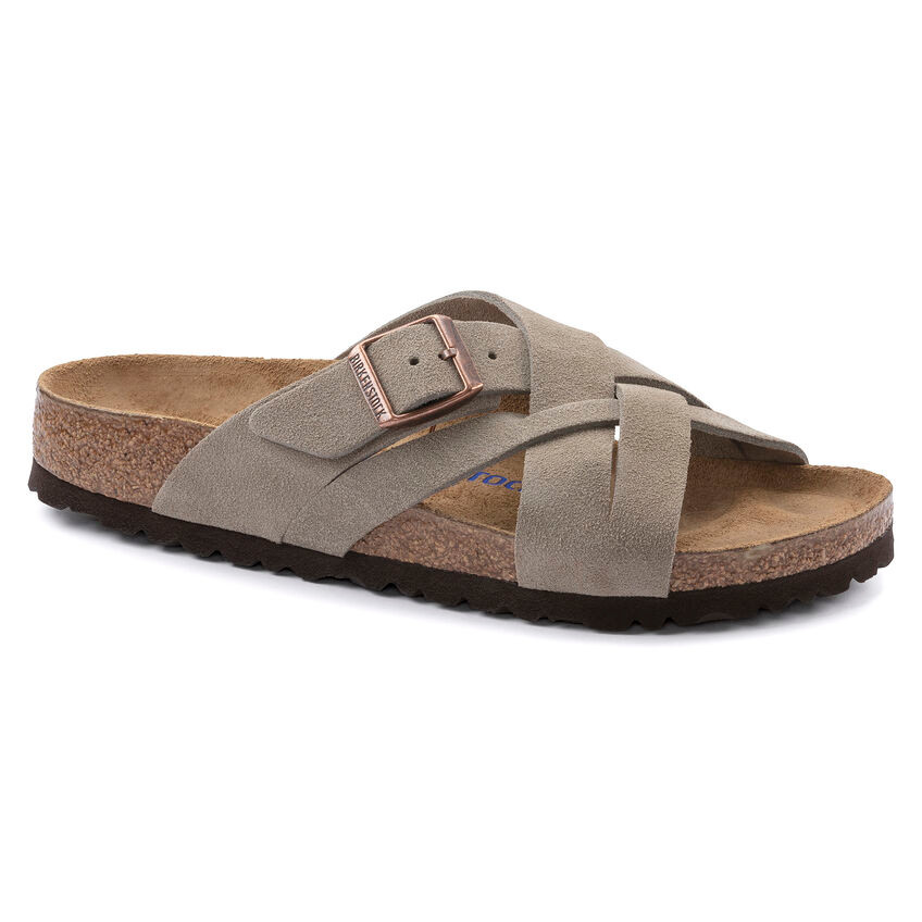 Birkenstock Lugano SFB Taupe Suede Nar 1024513