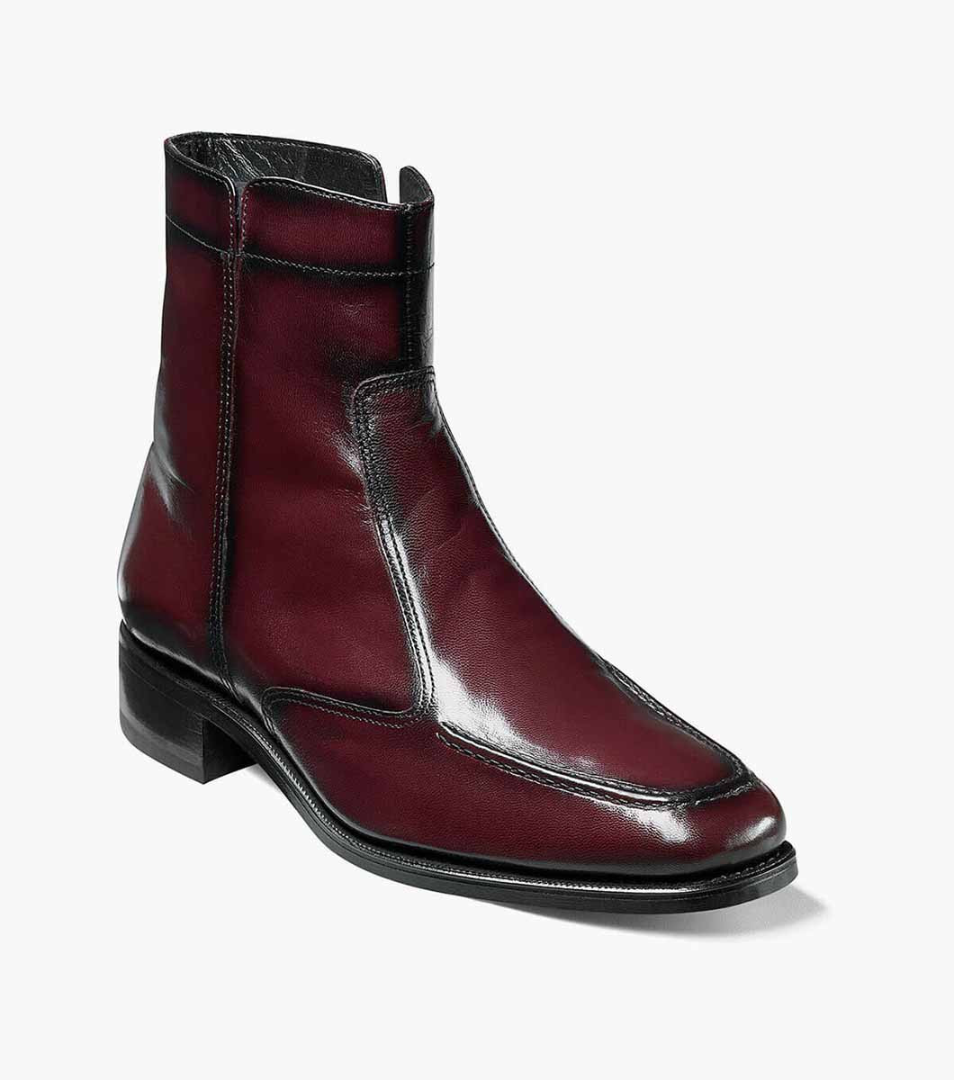 Florsheim Essex Moc Toe Zip Boot Dark Cherry 17074-18