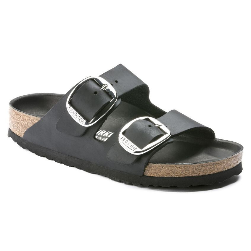 Birkenstock Arizona Big Buckle Oiled Leather Black 1011074