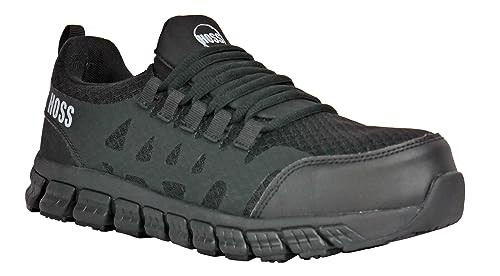 Hoss Sparks ESD Black Oxford