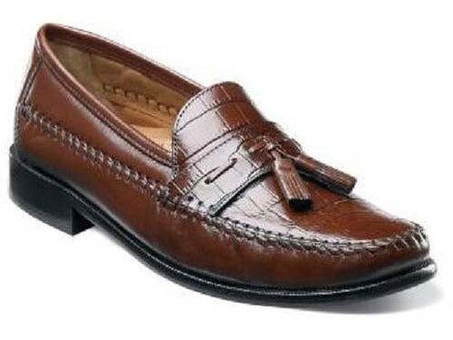 Florsheim Pisa Moc Toe Strap Loafer Cognac 18469-03