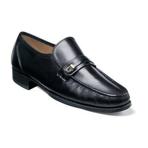 Florsheim Como Moc Toe Strap Loafer Black 17116-01