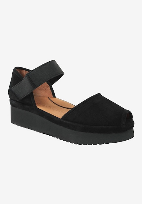 L'Amour Des Pieds Amadour Black Kid Suede L'Amour Des Pieds Amadour Black Kid Suede