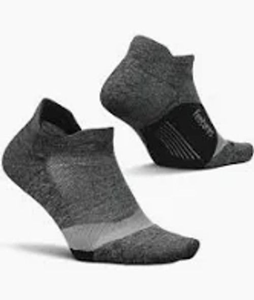 Feetures E501603 Elite Light Cushion No Show Tab Gray