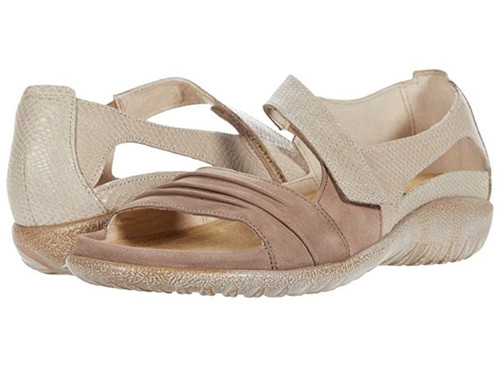 Naot Papaki Stone Nbk/ Beige Lizard 11125-WBS