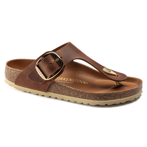 Birkenstock Gizeh Big Buckle Cognac  Leather 10187451