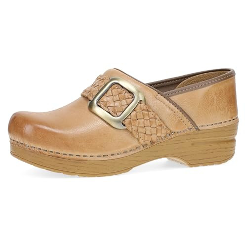 Dansko Pro Braided Clog Honey Distressed 10600-581212