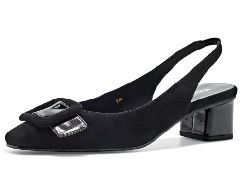 Vaneli Saki  Black  Suede