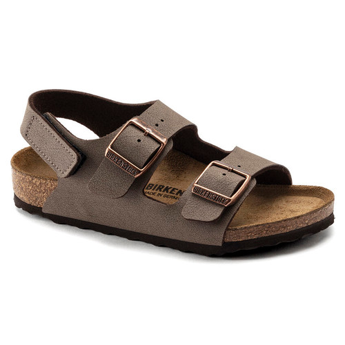 Birkenstock Kids Milano H&L Mocha Birkibuc N