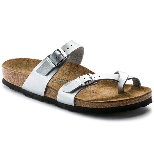 Birkenstock Mayari Birko-Flor Silver Reg