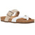 Naot Fresno White Pearl Leather/Sand Stone Suede 8250-WDX
