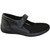 Drew Magnolia Black Leather/Stretch 14326-99