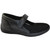Drew Magnolia Black Leather/Stretch 14326-99