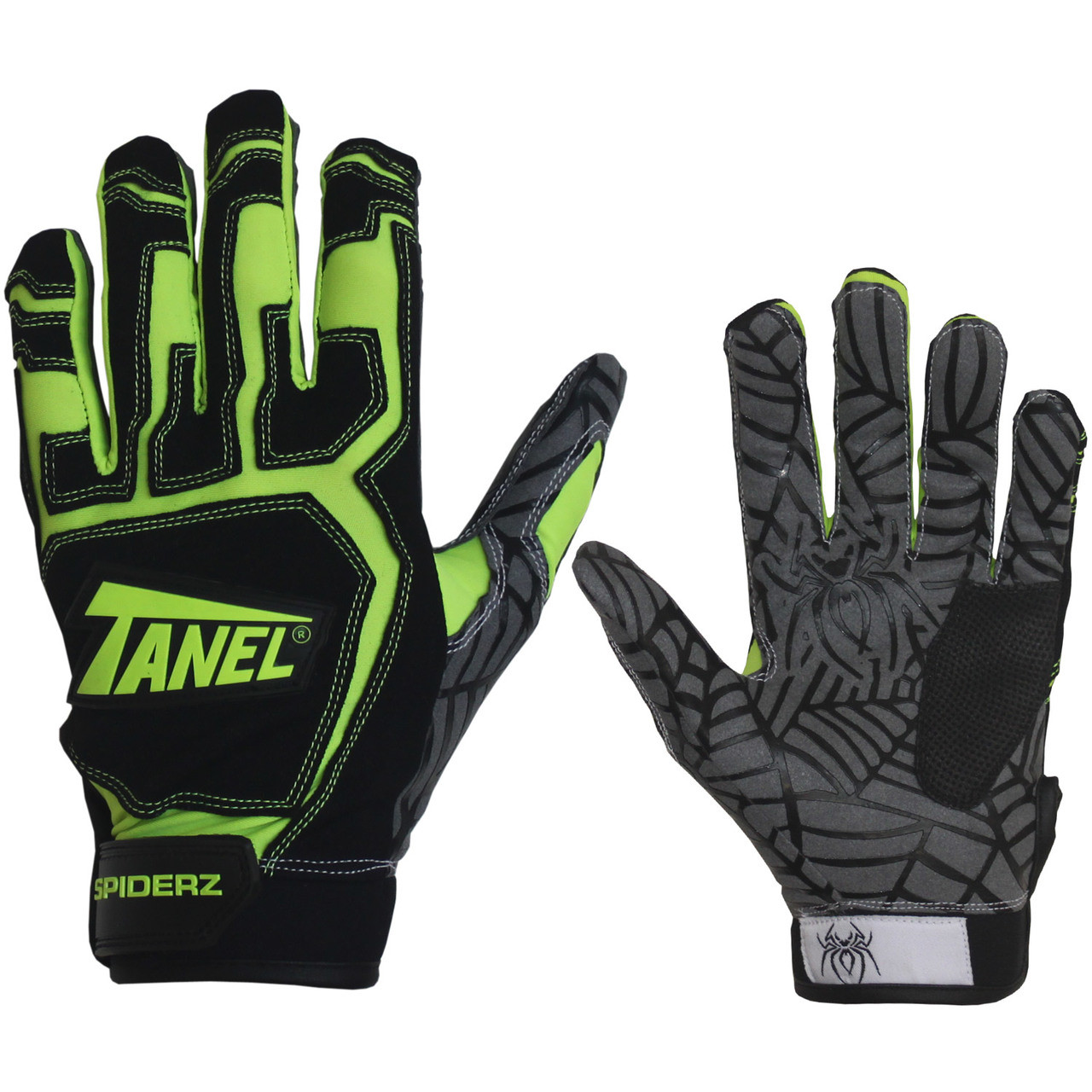 black and yellow batting gloves