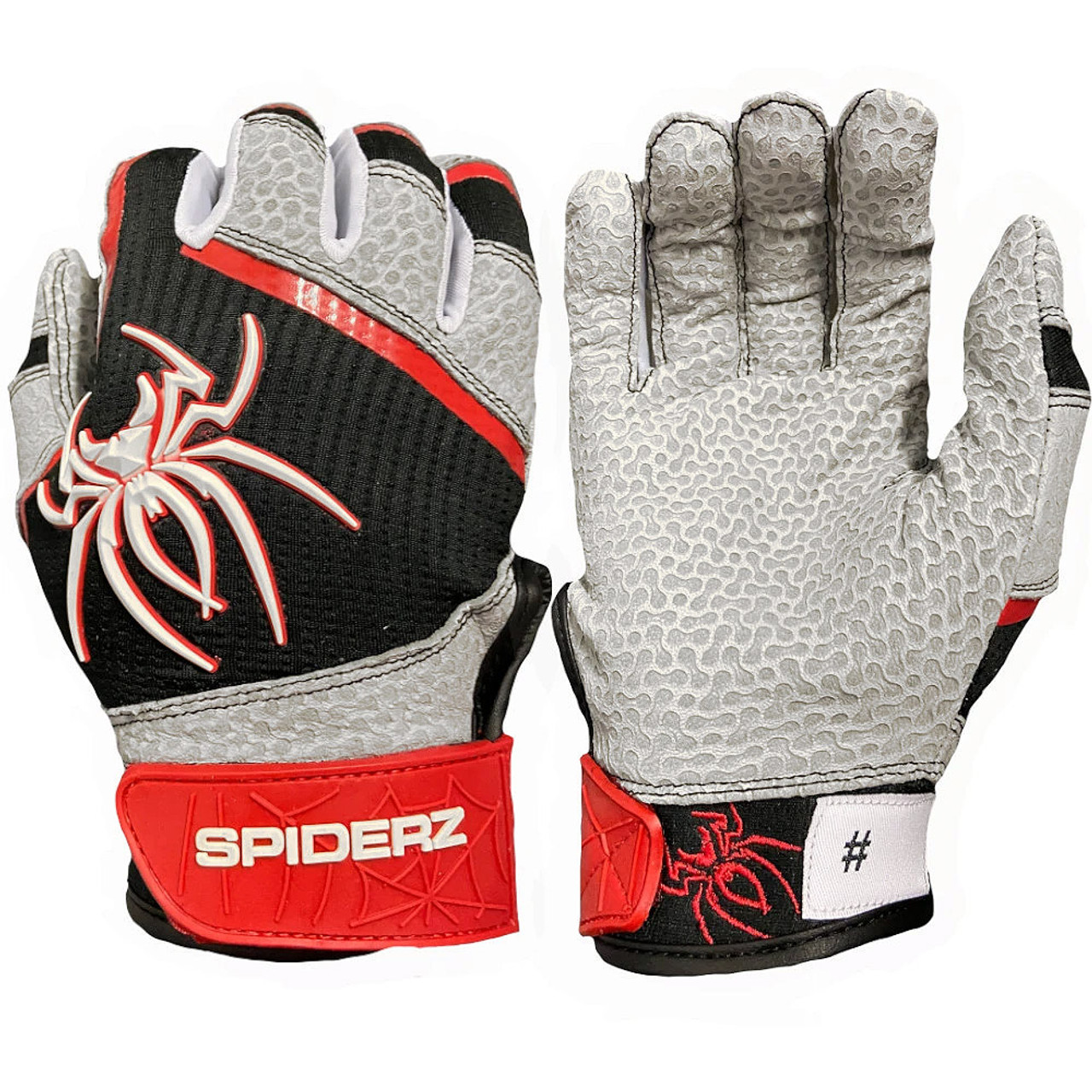 batting gloves red