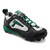 Black/White/Green Cleats