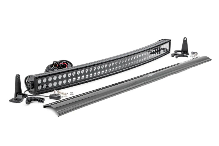 40 Inch Black Series LED Light Bar Curved | Dual Row