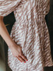 Self Contrast Willa Bubble Sleeve Mini Dress in Zebra Print 