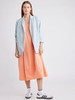 Self Contrast Wren Blazer Mini Stripes Denim