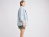 Self Contrast Wren Blazer Mini Stripes Denim