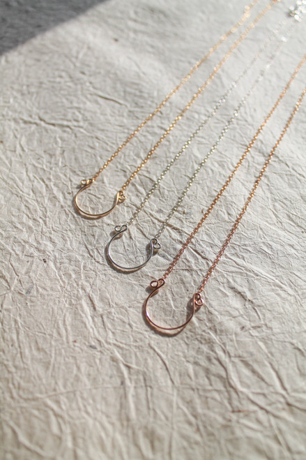 Veronica & Harold Anastasia Horseshoe Necklace