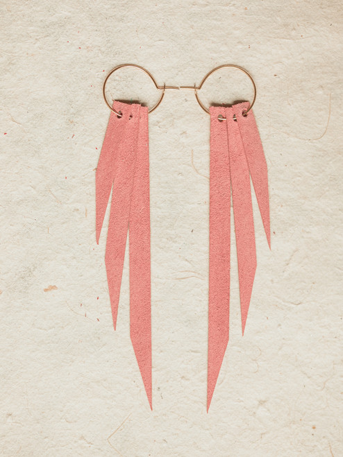 Daly Bird Georgia Leather Drop Earrings