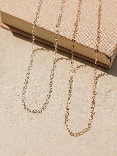 Veronica & Harold Lynn Heart Chain Necklace