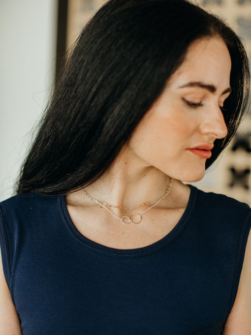 Veronica & Harold Lynn Heart Chain Necklace