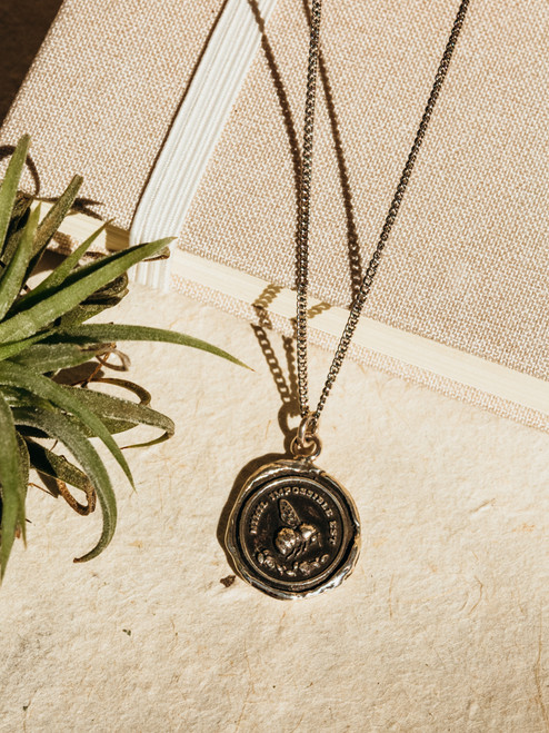 Pyrrha Nothing Is Impossible Talisman Necklace
