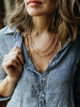 Stowaway Gold Paperclip Chain Necklace