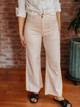 Self Contrast Aria High Waisted Pants in Pink Dust