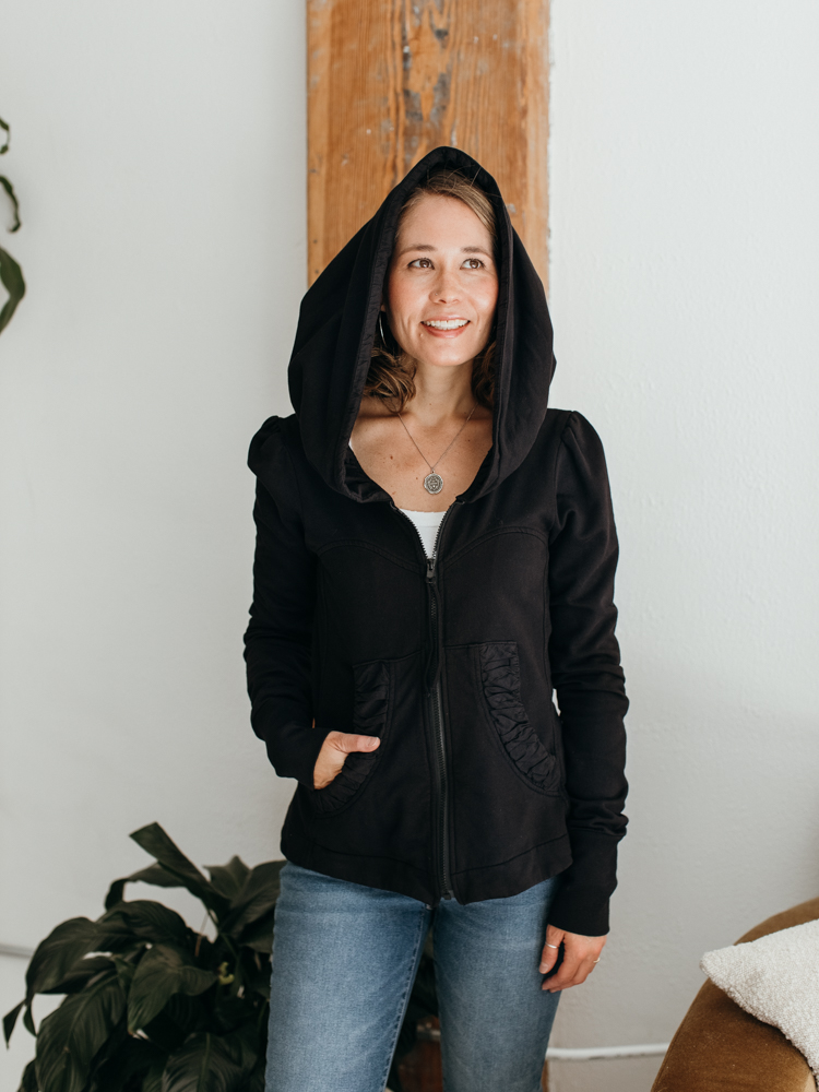 prairie underground short cloak hoodie