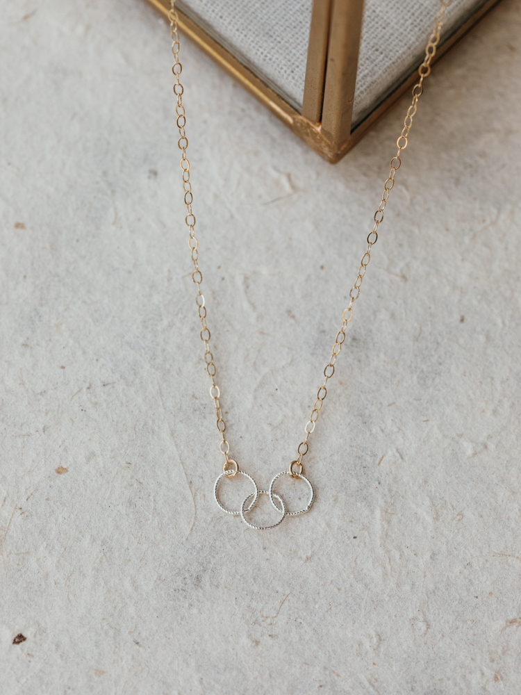Foamy Wader Trio Triple Ring Necklace | Show Pony | Seattle Clothing ...