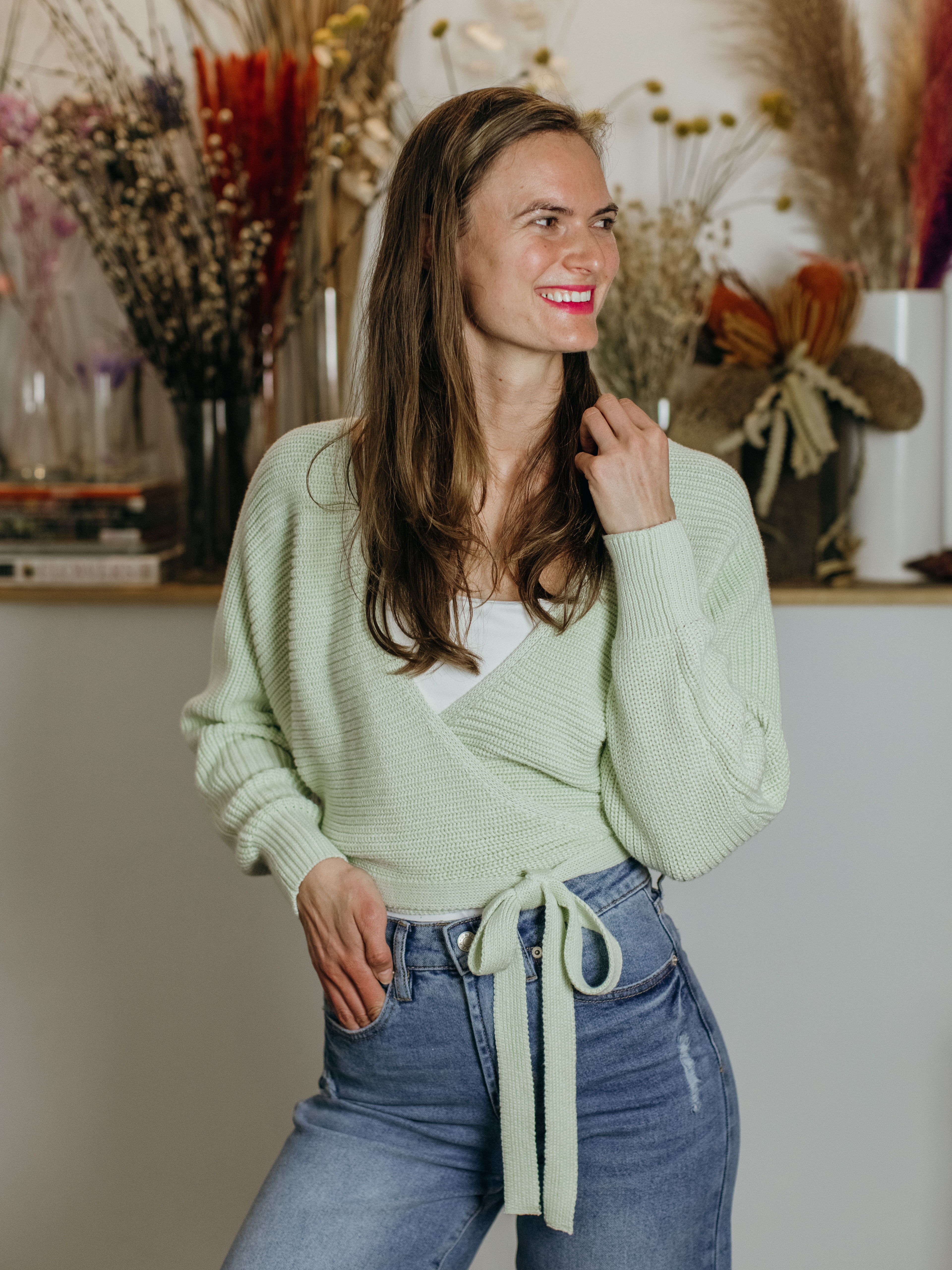 525 America Wrap Sweater Top | Show 