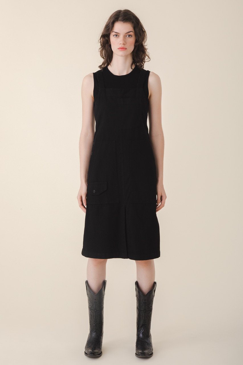 Prairie Underground Canvas Overall Dress in Black | Show Pony | Seattle Clothing Boutique Prairie Underground Canvas Overall Dress in Black | Show Pony | Seattle Clothing Boutique