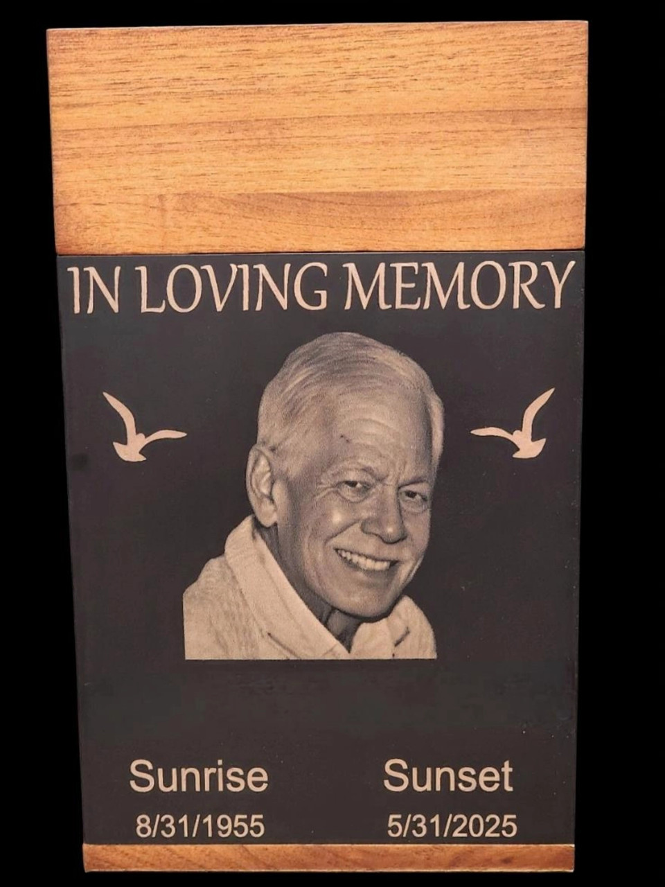 Personalized Photo Memorial Urn
