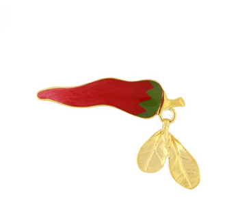 Paprika Brooch 12209