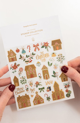 Gingerbread Houses Stickers Gingerbread Houses Stickers