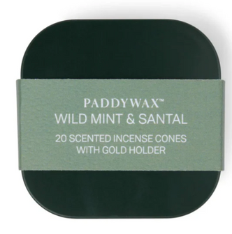 Cubed Metal Incense Tin and Holder