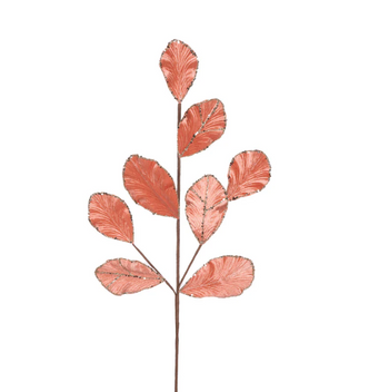 Coral Velvet Leaf Spray