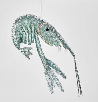 Lester Glitter Prawn Decoration