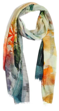 Tropical Horizon floral Scarf