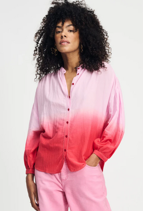 Blouse - Faded Scarlet Red