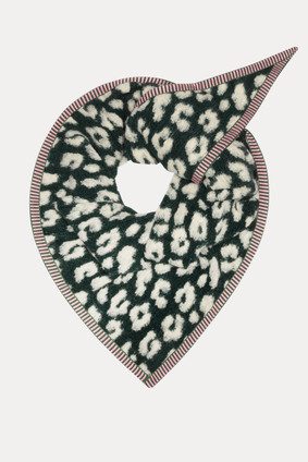 Shawl - Leopard Green
