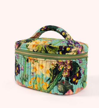 Quilted Velvet Vanity Case